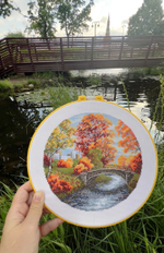 Набор для вышивания крестом Искусница "Калейдоскоп осени"