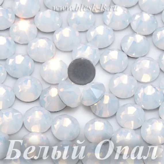 Стразы Solvo горячей фиксации, Белый Опал