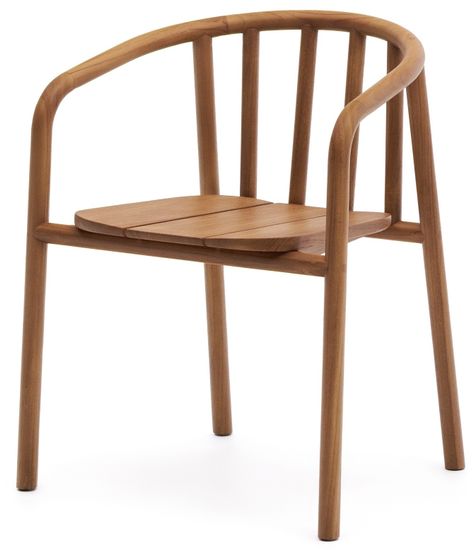 Штабелируемый стул Turqueta из массива тикового дерева