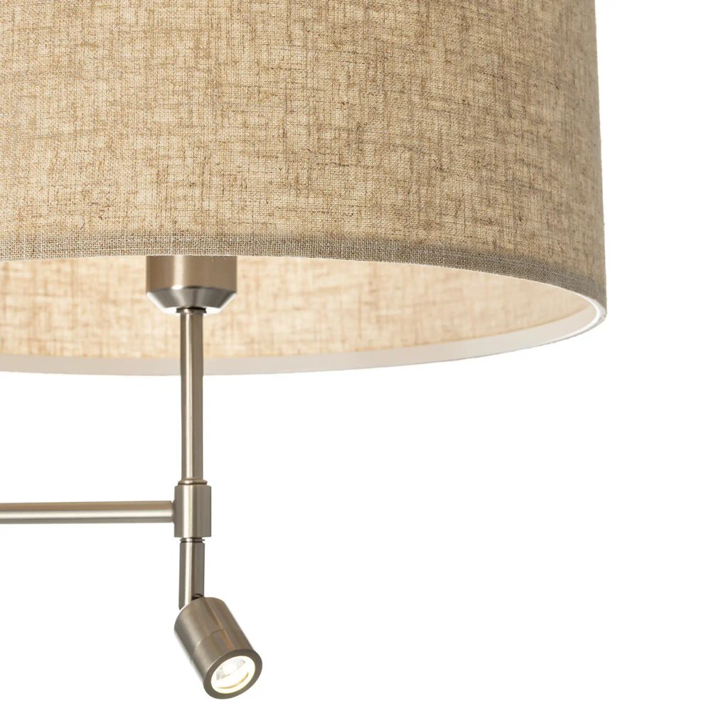 Citilux DUPLET CL801021 Торшер с бежевым абажуром