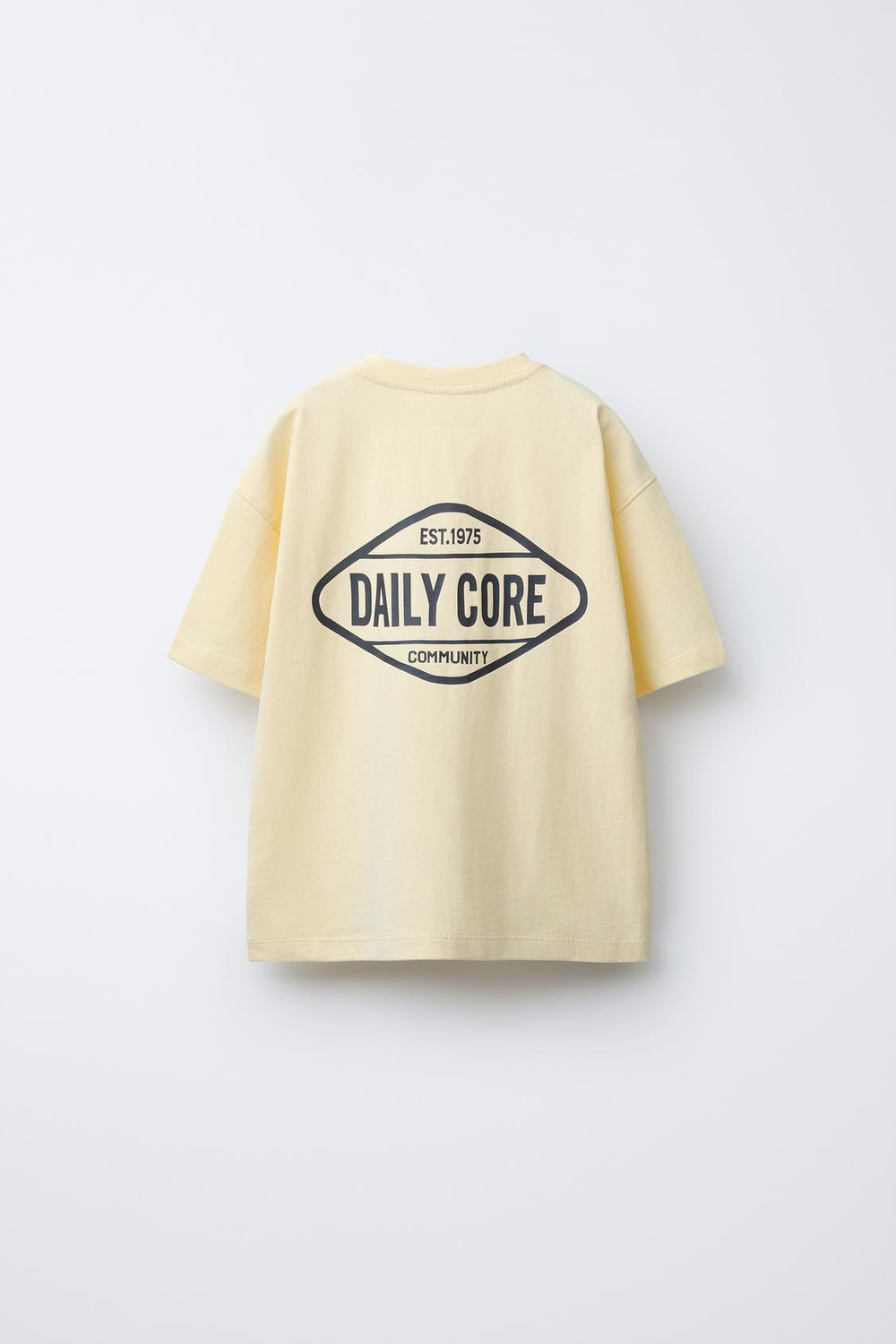 ZARA ФУТБОЛКА С ЛОГОТИПОМ, ЖЕЛТЫЙ