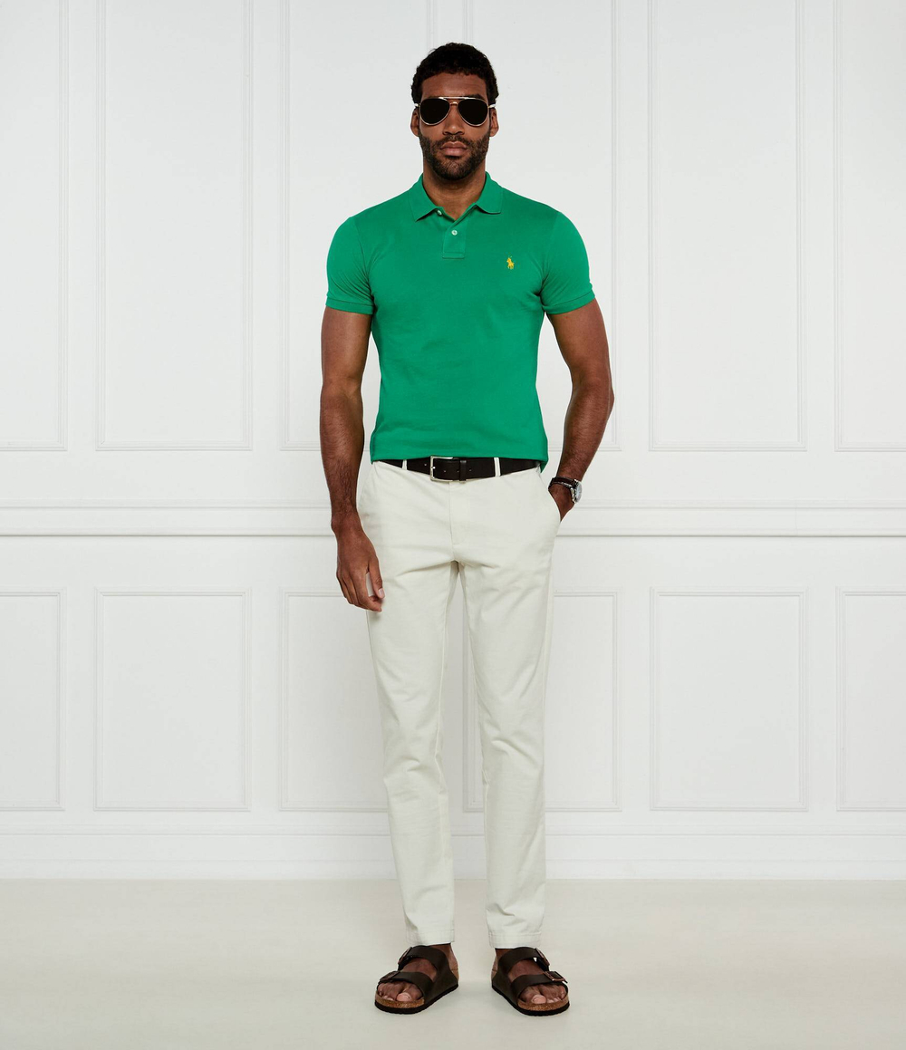 Поло POLO RALPH LAUREN - зеленый(710536856)