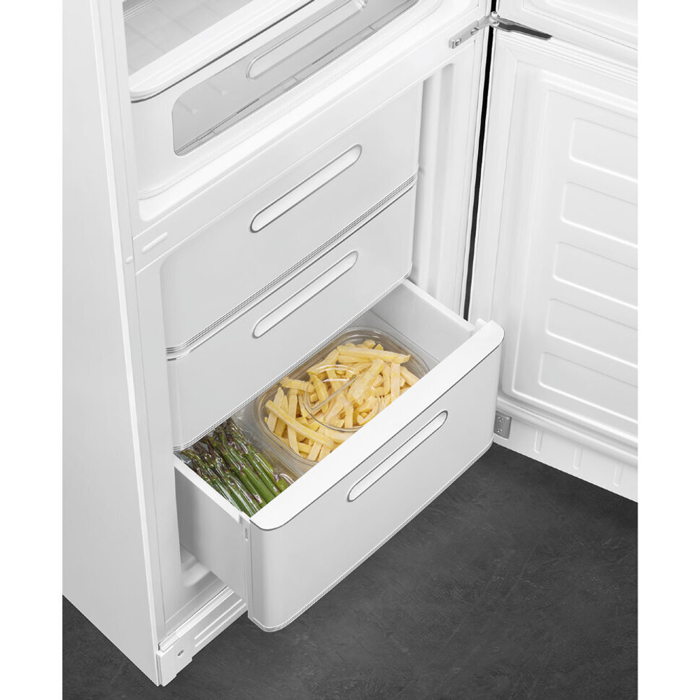 Отдельностоящий двухдверный холодильник Smeg FAB32RWH5