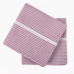 Набор кухонных полотенец 2шт 50х70 Arya home Soho бордовое