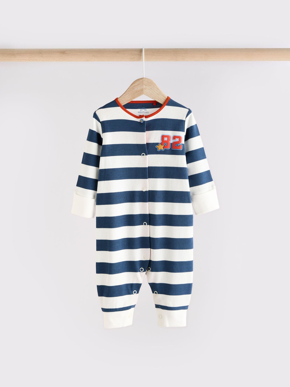 Комбинезон / Cлип для малышей Next N26-368, 3 шт., Синий, Серый