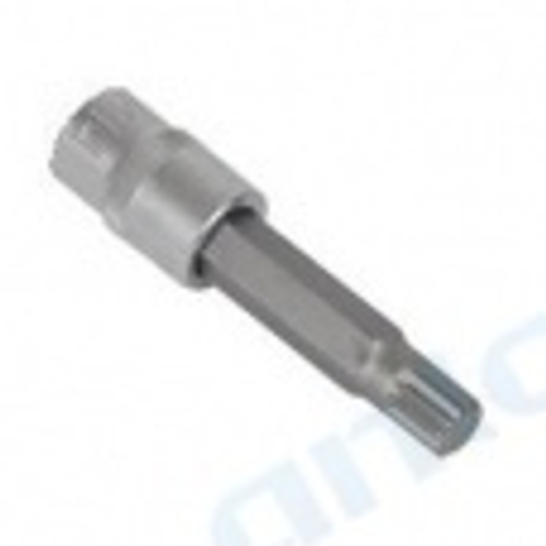Головка с вставкой Spline 1/2" М18 L=100 мм с отверстием Professional