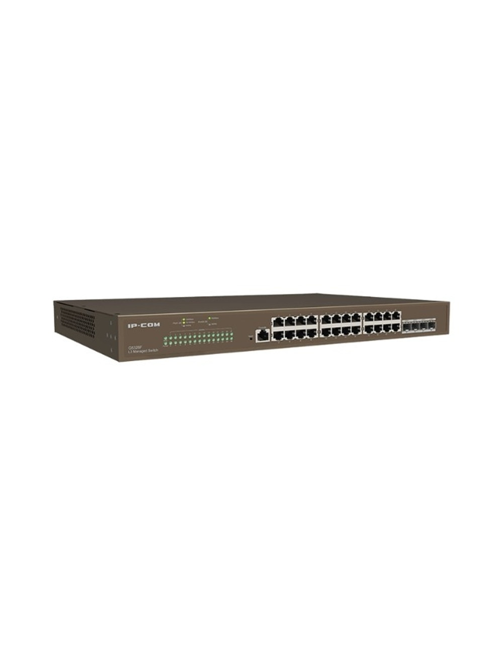 IP-COM G5328F Коммутатор управляемый 3 уровня L3, 28 портов, 24x1 Гбит/с, SFP+ 4x10 Гбит/с