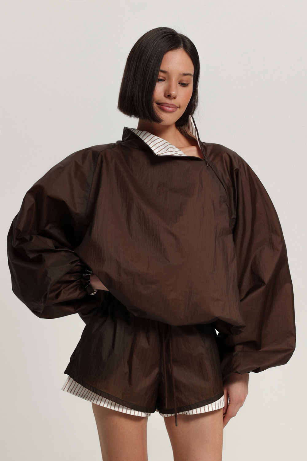 Анорак двусторонний из плащевки