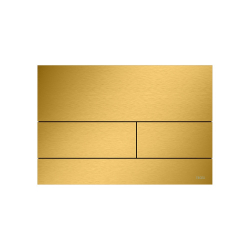 Кнопка смыва TECEsquare 9240838 с двумя клавишами, сатин позолоченный