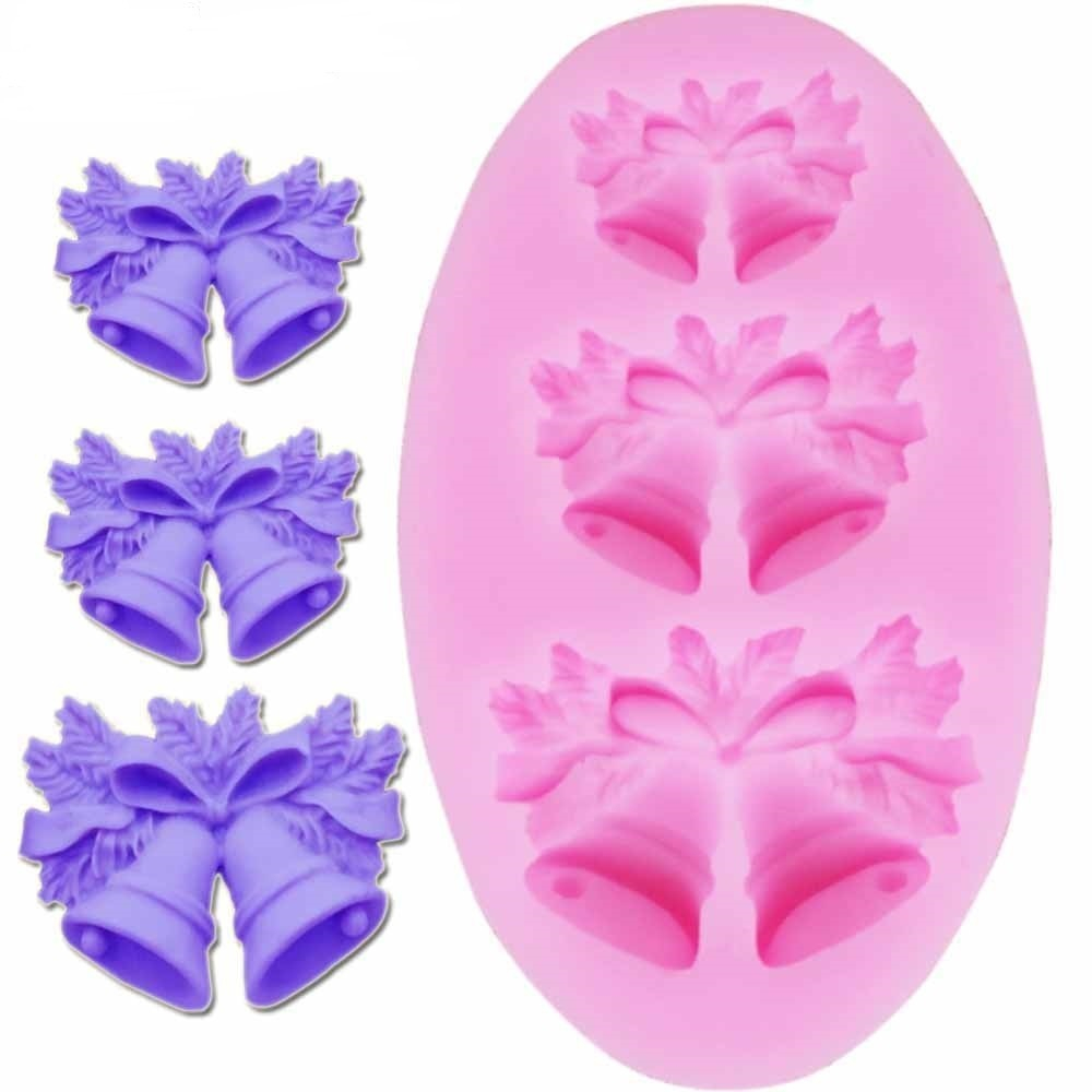 Молд силиконовый «Рождественские колокольчики», 8,65,2 см