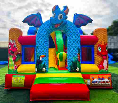Коммерческий надувной батут "Дракоша", 5*3,5*3,8 м