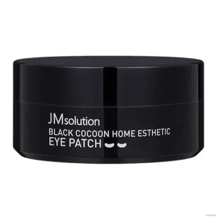 Гидрогелевые патчи JMSOLUTION Black Cocoon с экстрактом шёлка и углём – 90 г