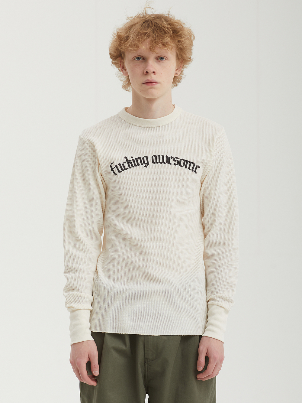 Мужской Лонгслив Blackletter Logo Thermal