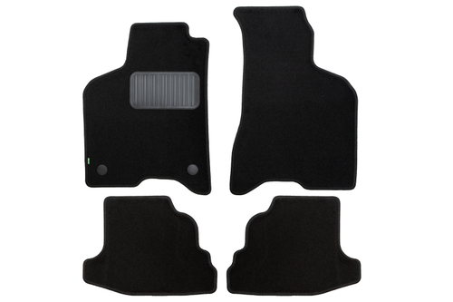 Коврики в салон для VOLKSWAGEN Lupo 1998-2005, хэтчбек, 4 шт. (текстиль) KLEVER02514001210KH