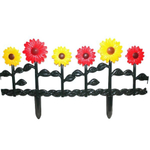 Заборчик LISTOK декоративный ЦВЕТЫ Размер секции: 62х33,5см