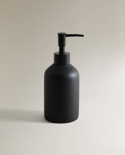 Zara Home дозатор для жидкого мыла, пластик, чёрный · 7531/466