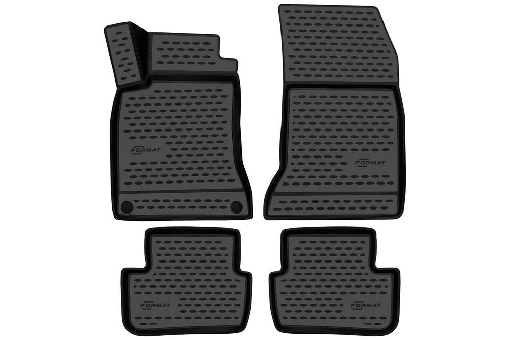 Коврики в салон для MERCEDES-BENZ GLA-class (X156), 2013-2019, 4 шт. (Повышенная устойчивость, повышенная износостойкость) FORMAT.3D.34.45.210K