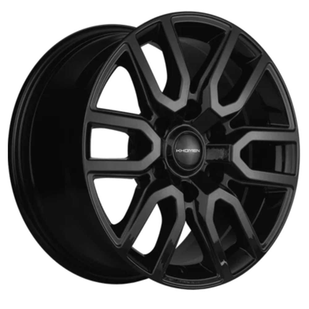 8x17/6x139,7 ET30 D106,1 KHW1723 (Fortuner/Hilux) Black Khomen Wheels