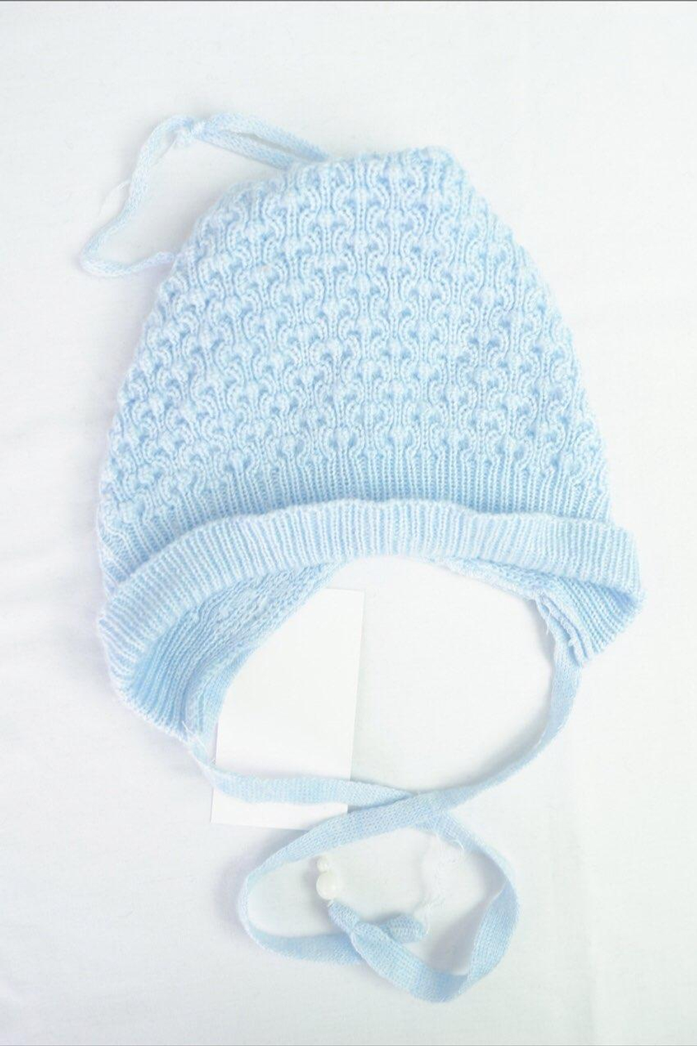 Шапочка ажурная на 1 годик