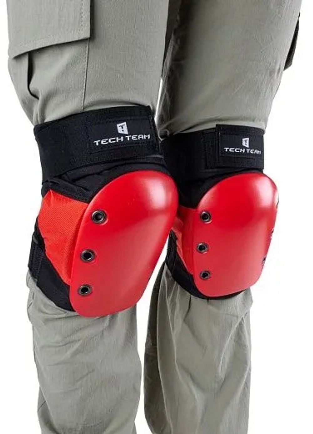 Защита коленей Tech Team ARMOR BASIC M1 (красный /red)