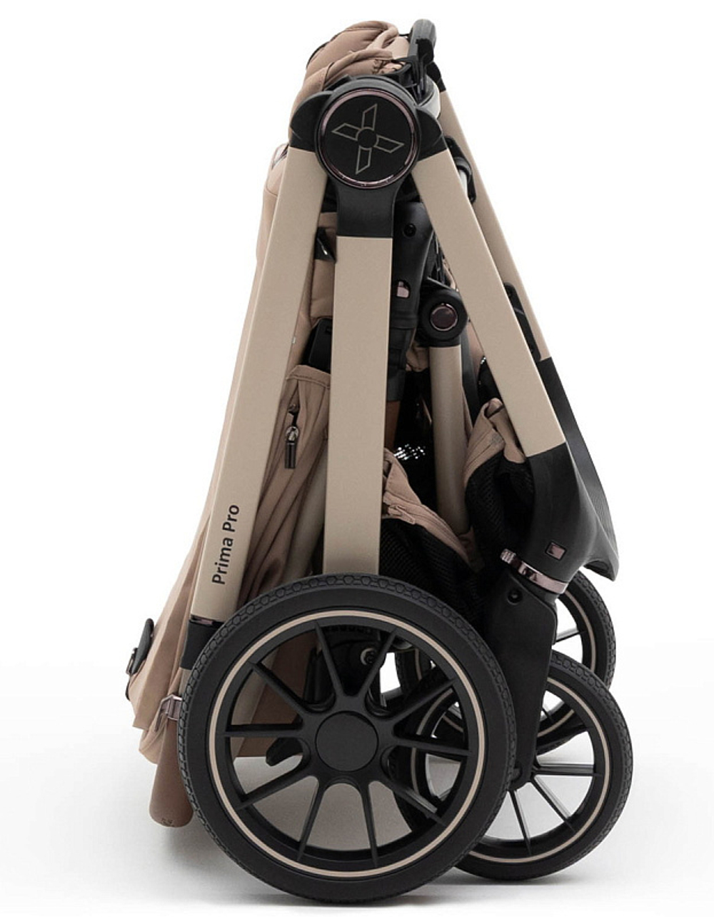 Коляска Agex Prima Pro 3 в 1 с автокреслом i-Team Black APP232 Beige (Бежевый)