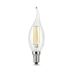 Лампа Gauss LED Filament Свеча на ветру 7W E14 550 lm 2700K шаг диммир. 104801107-S