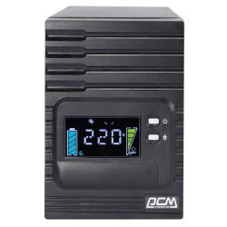 Источник бесперебойного питания PowerCom Smart King Pro+ SPT-1000-II LCD ИБП (Line-Interactive, 1000 ВА / 800 Вт, Tower, 8xC13 с резервным питанием, USB, SNMPslot) (1152559)