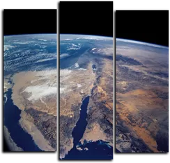 Модульная картина "Вид на землю"