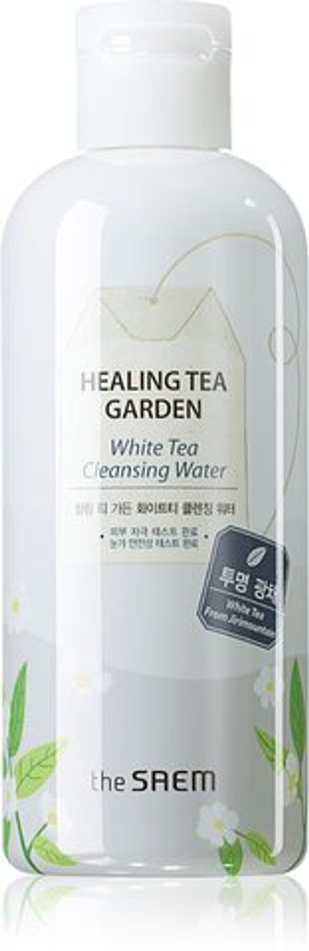 The Saem Healing Tea Garden White Tea - нежная очищающая вода для чувствительной кожи /   300  ml  / GTIN 8806164146873