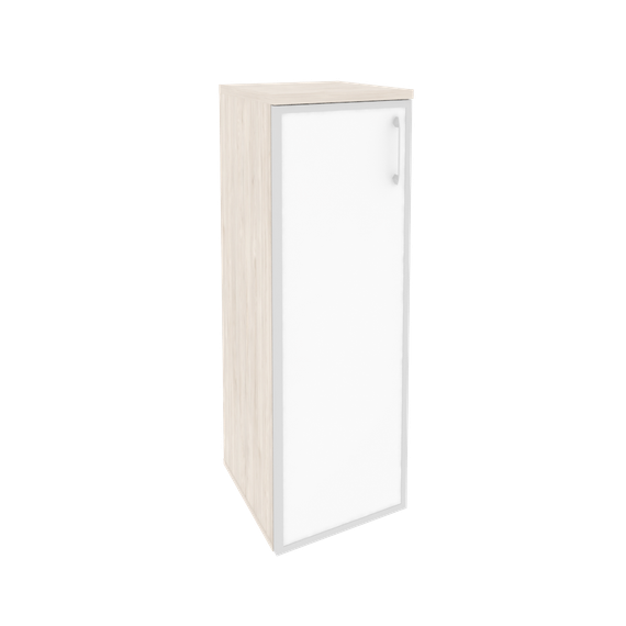 Оникс Шкаф средний узкий левый O.SU-2.4 R (L) white  400*420*1207