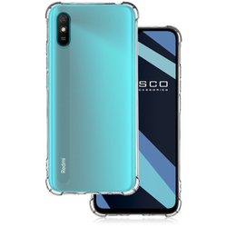 Чехол ROSCO для Xiaomi Redmi 9A оптом (арт. XM-R9A-HARD-TPU-TRANSPARENT)