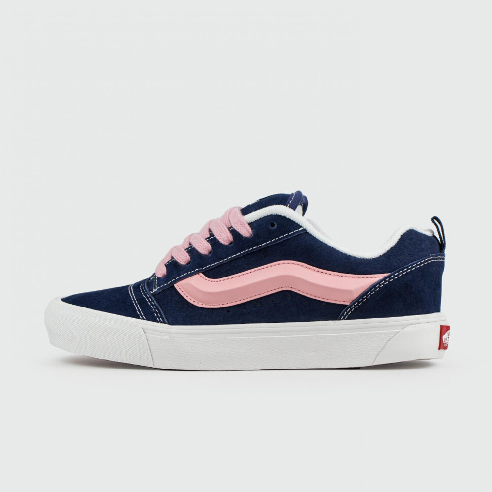 кеды Vans Knu Skool Blue / White Pink Wmns