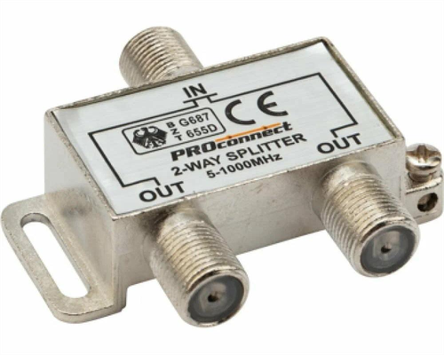 ТВ Разветвитель для тв антенны 1 на 2