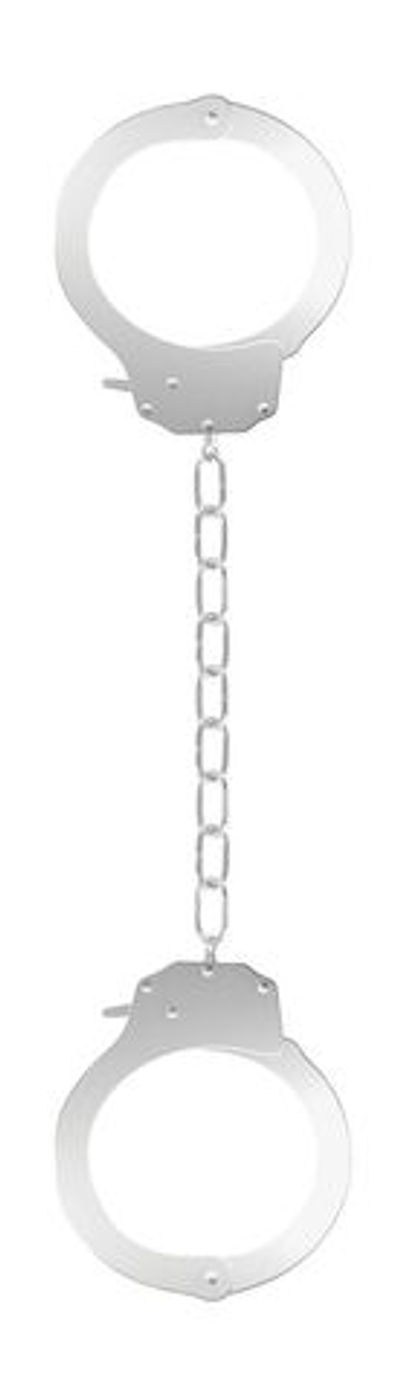 Металлические кандалы Pleasure Legcuffs Metal (Цвет: серебро)