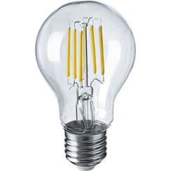 Лампа светодиодная Navigator A60F 220V Е27 6W 4000K Filament груша 28758