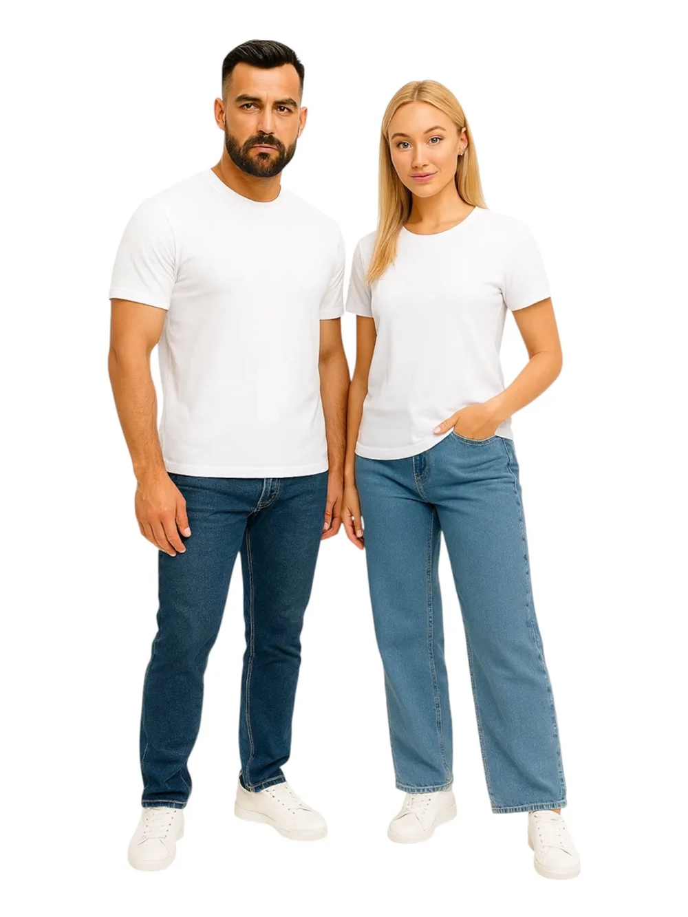 Футболка белая ALGA базовая