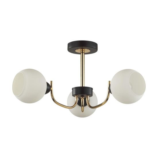 5642/3C COMFI LN23  чёрный, золотой Люстра потолочная E27 3*60W 220V BLISS