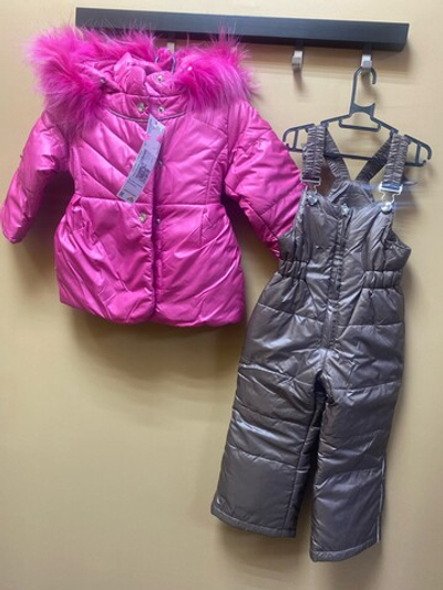 Комплект "Шарлотта" зимний фуксия, на рост 80 см