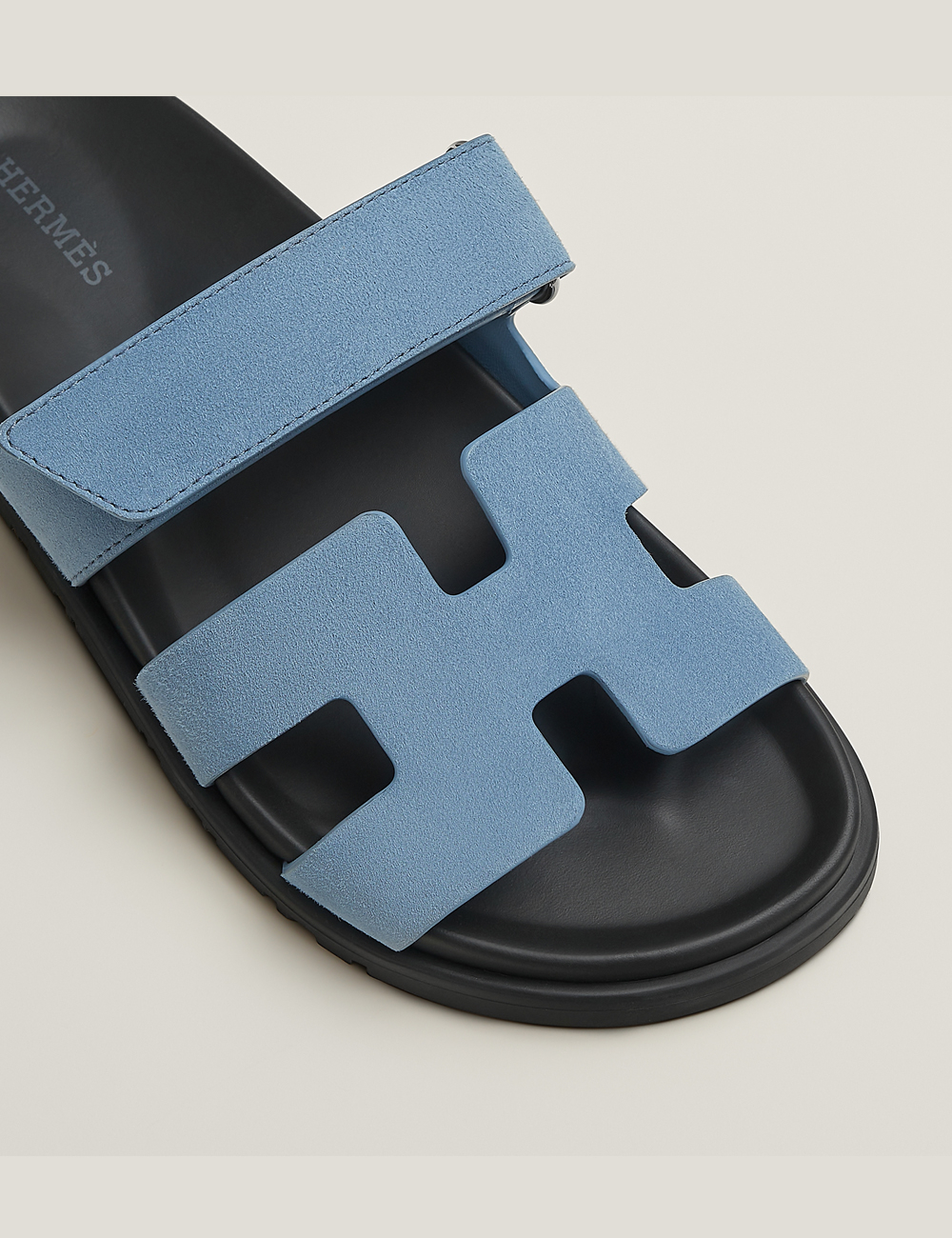 Hermes Chypre Sandal W "Bleu Jean"