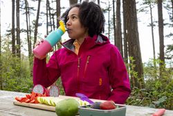 Термобутылка Klean Kanteen Rise Vac Classic Flip Sport 16oz (473 мл) Turquoise Kaleidoscope