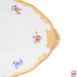 Блюдо овальное Queen's Crown Мелкие цветы 22 см