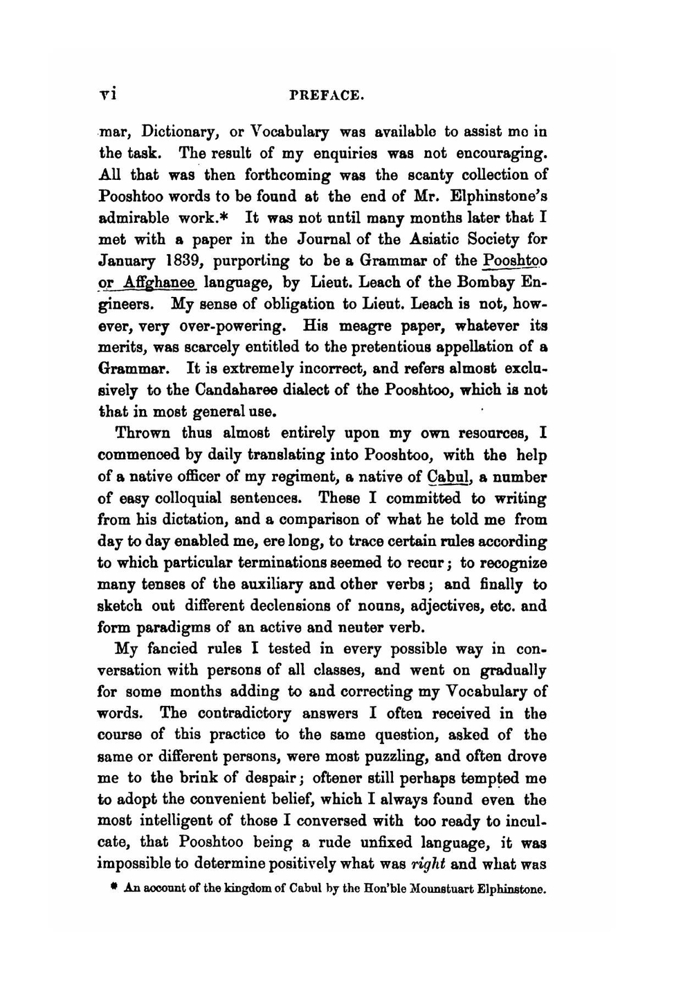 A Grammar and Vocabulary of the Pooshtoo Language | John Luther Vaughan