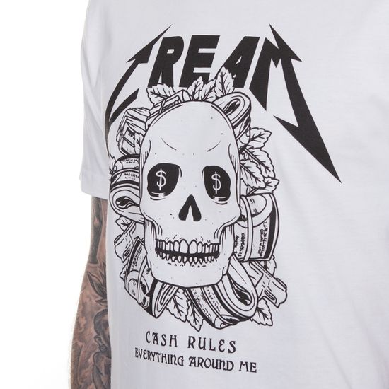 Футболка MISTER TEE Cream Skull Tee White