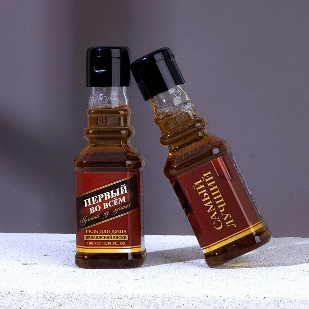 Гель для душа «Первый во всём» с ароматом ирландского виски - 100 мл.