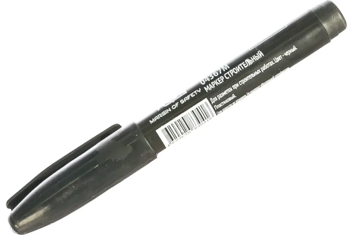 04367М Маркер перманентный строительный, черный MOS