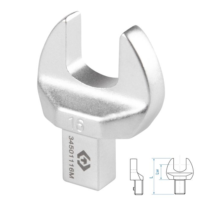 KING TONY (34501116M) Насадка рожковая серии "FIT", 16 мм, 9х12 мм