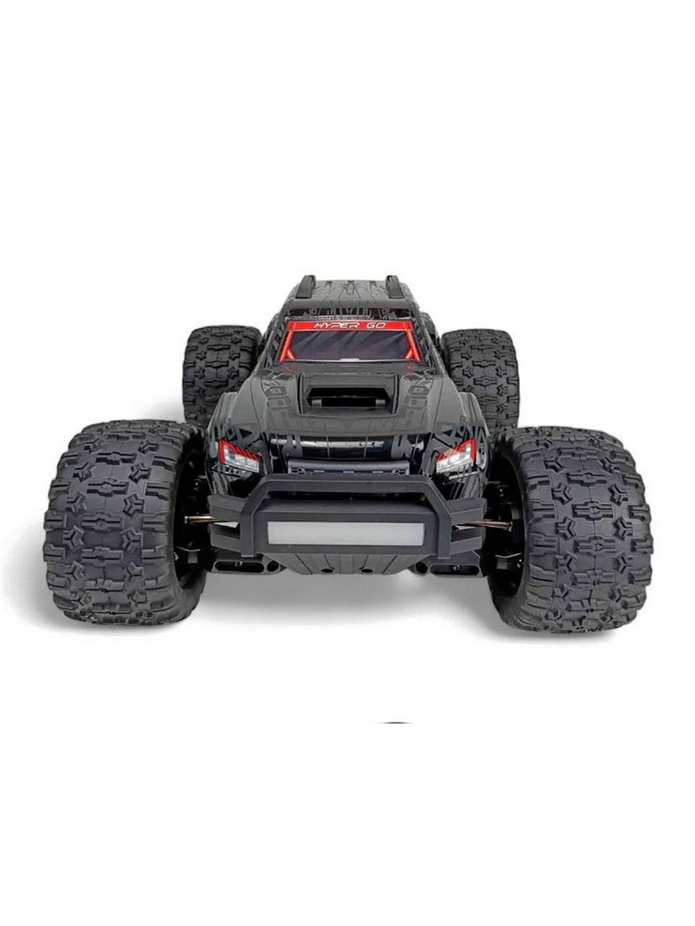 Радиоуправляемый монстр MJX Hyper Go 10208 V2 (черный) Brushless 4WD 2.4G LED 1/10, без ЗУ и акб