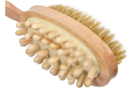 ЩЕТКА ДЕРЕВЯННАЯ БШ ДВУХСТОРОННЯЯ С МАССАЖЕРОМ 40049