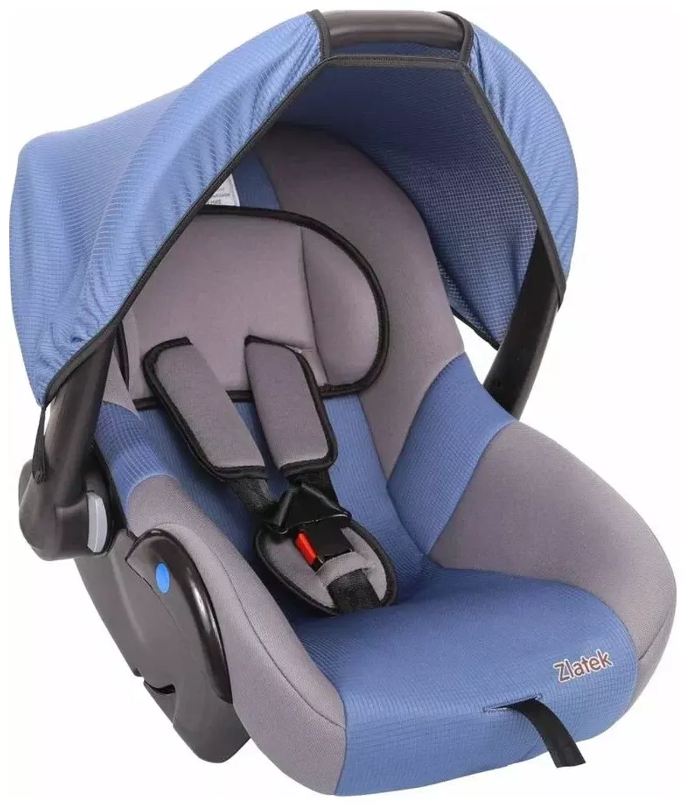 Детское автомобильное кресло ZLATEK "Colibri" синий, 0-1,5 лет, 0-13 кг, группа 0+, шт