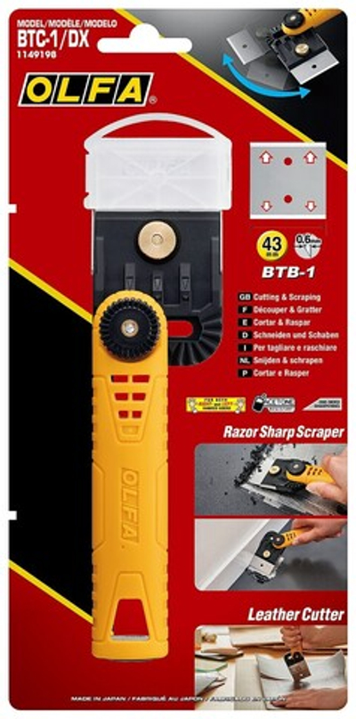 OLFA Hobby Craft Models, для реза кожи, нож-скребок (OL-BTC-1/DX)